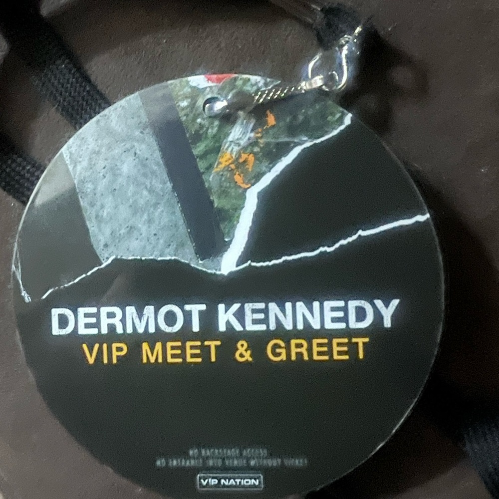 Dermot Kennedy Without Fear Tour Black Baseball Cap Hat Adjustable Strapback - Picture 7 of 7